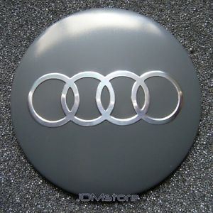 Audi Wheel Center Cap Sticker Badges Emblem 4 Pcs