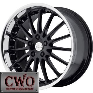 18 Black Ceventry Whitley Wheels Rims 5x108 5 Lug Jaguar Volvo Lincoln LS Taurus