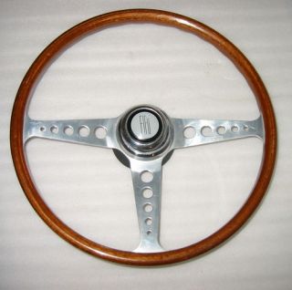 Vintage Formula Speedwell Empi Wood Steering Wheel Mini MG VW Fiat Alfa BMW Ford
