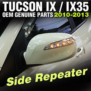 Parts Side Mirror LED Signal Repeater Fit Hyundai 2010 2013 Tucson IX IX35