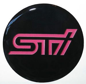 Subaru BRZ Custom STI Wheel Cap Stickers