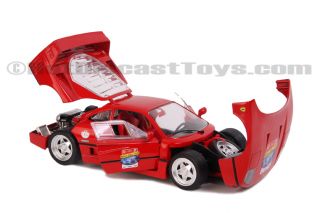 Hot Wheels Ferrari F40 Red 60th Anniversary 1 18 Diecast