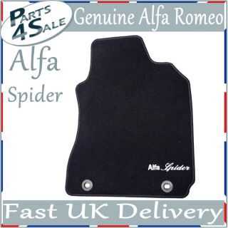 Alfa Romeo Genuine Spider Tailored Car Floor Foot Carpet Mats 46003426