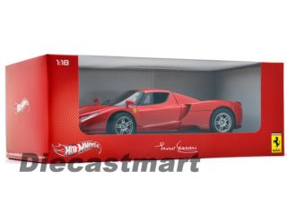 Hotwheels 1 18 Ferrari Enzo Diecast Model Car Red
