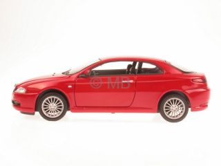 Alfa Romeo GT Coupe Red Diecast Model Car Welly 1 24