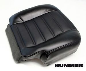 2005 Hummer H2 Chrome Wheels Rims SUT Driver Bottom Leather Seat Cover Black