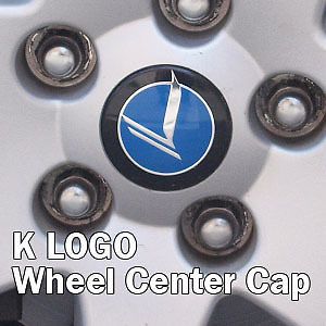 K Logo Wheel Center Cap Blue Type Fit Kia Optima K5