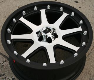 KMC XD Series Addict 20 x 9 0 Black Rims Wheels Dodge Dakota 6 Lug 97 04 6H 18