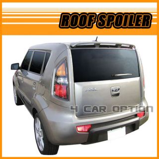 Fit for 10 11 Kia Soul OE Factory Style Unpainted Roof Spoiler Wing Lip Primer