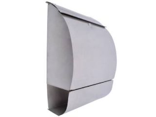 Modern Stainless Steel Mailbox Wall Mount Locking Mail Box Letterbox Postal Post