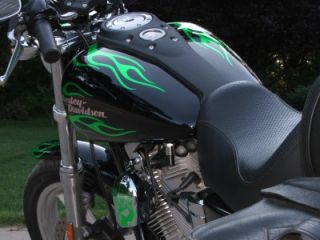 Flame Graphic Decals Fit Harley Dyna Super Glide FXD