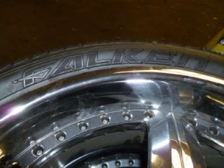 22" MHT Wheels with Falken Tires 305 40 R22 Like New Low Profile 4pcs