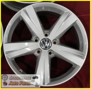 2012 Volkswagen Passat 17" Silver Wheels Take Off Rims Set "Sonoma" 69928