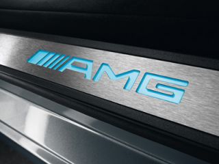 Mercedes Benz W202 C Class AMG Illuminated Door Sill Covers Blue Red White