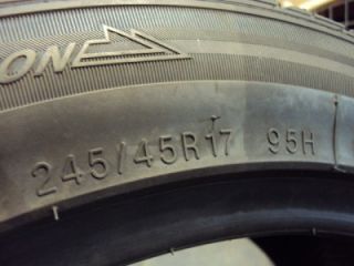 Kumho Ecsta AST 245 45 17 95H Brand New Tire