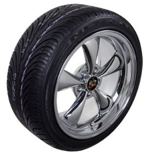 18" Fits Mustang® GT Bullitt Wheels Bullet Rims Tires Chrome