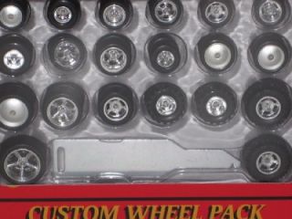 Hot Wheels Custom Wheel Pack with Tune Up Tool Mattel New Perfect for Customs