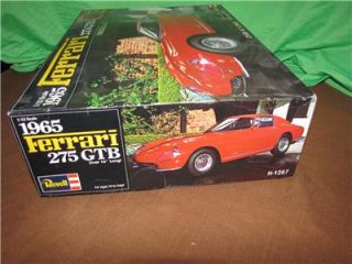 1965 Ferrari 275 GTB Revell 1 12 Model Kit 16" Long Unassembled SEALED Parts