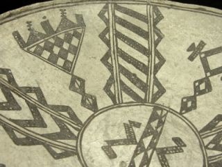 Superb Pre Columbian Anasazi Pedestal Bowl C 1250 Ad Fine Decoration