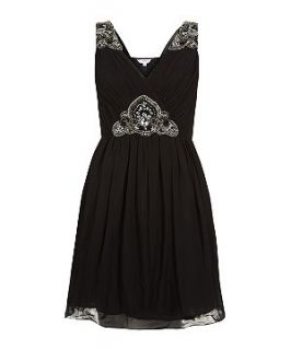 Black Embellished Prom Dress