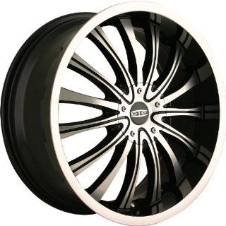 Dip Hype 18 Black Wheel / Rim 5x105 & 5x115 with a 40mm Offset and a 72.62 Hub Bore. Partnumber D50 8729B Automotive