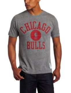 NBA Men's Chicago Bulls Scottie Pippen Originals Practice Name & Number Tri Blend Short Sleeve Jersey Tee (Dark Grey Heather, Large)  Sports Fan T Shirts  Clothing