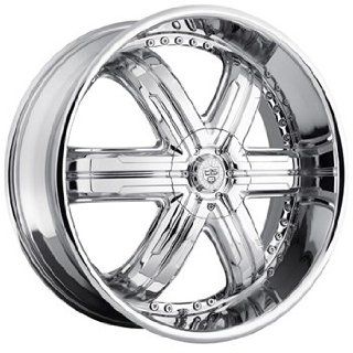 TIS 533 24x9.5 Chrome Wheel / Rim 5x4.5 & 5x4.75 with a 18mm Offset and a 83.82 Hub Bore. Partnumber 533C 2490418 Automotive