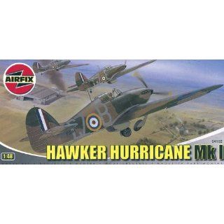 Airfix A04102 148 Scale Hawker Hurricane Mk1 Military Aircraft Classic Kit Series 4 Toys & Games