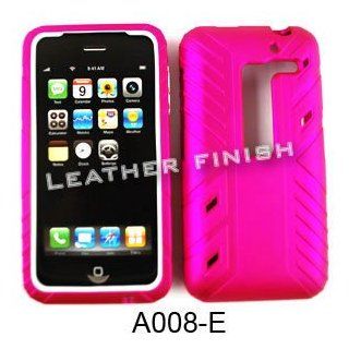 1 PIECE ACCESSORY HEAVY DUTY CASE COVER FOR LG ESTEEM MS910 HOT PINK Cell Phones & Accessories