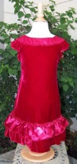 Biscotti Red Velvet Toddler Girls' Holiday Dress 2T 3T 4T Clothing