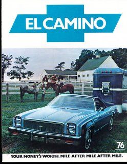 1976 Chevrolet Chevy El Camino and SS Sales Brochure Book  