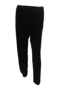 L'agence Womens Black Tuxedo Metallic Side Stripe Velvet Casual Pants 8 Clothing