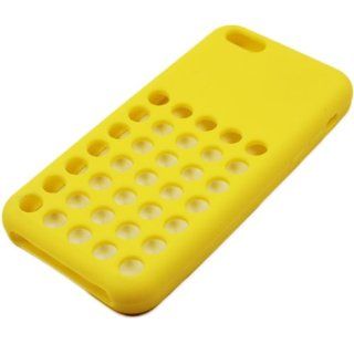 Silicone Yellow Dots Soft Cover Gel Skin Case For Apple Iphone 5c (StopAndAccessorize) Cell Phones & Accessories
