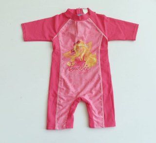 Barbie Barbie Kids swimwear rash guard suit Swimwear Pink 4T 95 105 B (japan import) Toys & Games