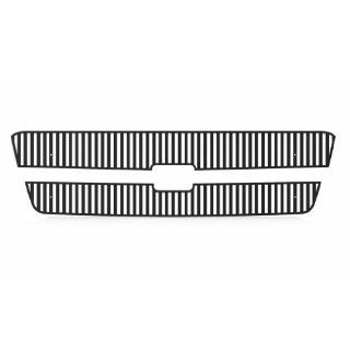 Ferreus Industries   2002 2006 Chevy Avalanche Vertical Billet Black Powdercoat Grille Insert Works Only on Trucks Without Body Cladding   TRK 102 02black 01 Automotive