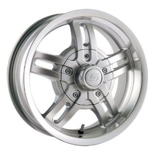 Ion Alloy 12 Silver Wheel with Machined Lip (14x6"/5x114.3mm) Automotive