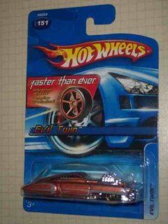 #2005 151 Evil Twin Faster Than Ever Wheels Collectible Collector Car Mattel Hot Wheels Toys & Games