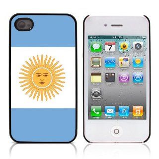 iLookcase Art SerieArgentina Flag Hard Cover Case for Apple iPhone 4 4S With 3 Pieces Screen Protectors and One Stylus Touch Pen Cell Phones & Accessories