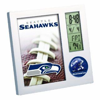NFL Seattle Seahawks Digital Desk Clock  Sports Fan Alarm Clocks  Sports & Outdoors
