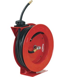ReelWorks Air Hose Reel with 50 ft. 3/8 Inch PVC Hose   Equipment