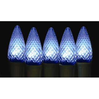 Brite Ideas 25 Bulb Blue C9 LED Light Set   Christmas Lights