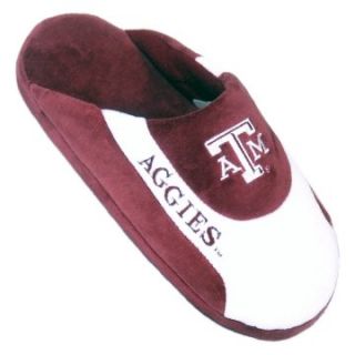 Comfy Feet NCAA Low Pro Stripe Slippers   Texas A & M Aggies   Mens Slippers