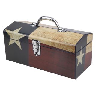 Sainty International 24 080 Art Deco Texas Flag Tool Box   Tool Boxes