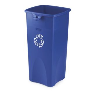 Rubbermaid Commercial 23 Gallon Untouchable Recycling Trash Can   Recycling Bins