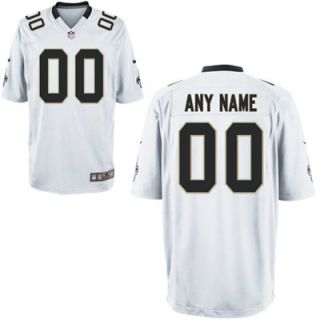 Nike Mens New Orleans Saints Customized White Game Jersey