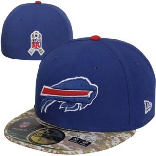 New Era Buffalo Bills Youth Salute to Service Fitted Hat   Royal Blue