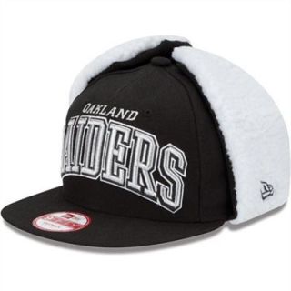 New Era Oakland Raiders Sideline Dog Ear 9FIFTY Structured Snapback Adjustable Hat