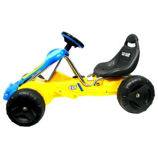 EZ Riders Yellow Go Kart Battery Powered Riding Toy