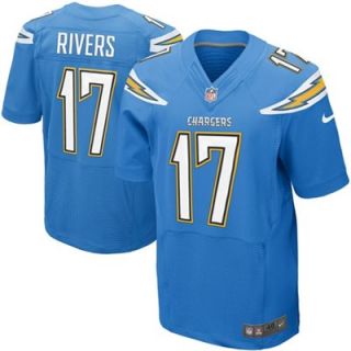 Nike Philip Rivers San Diego Chargers Elite Jersey   Light Blue