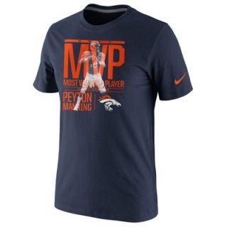 Nike Peyton Manning Denver Broncos 2013 NFL Most Valuable Player T Shirt   Navy Blue